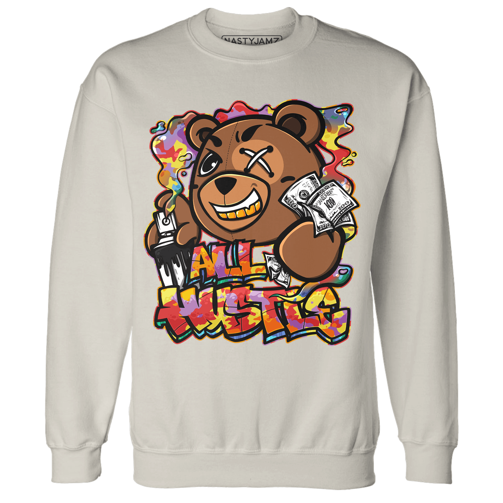 Mid GS Six Championships 1s Sweatshirt Match BER Hustle All Day - NastyJamz