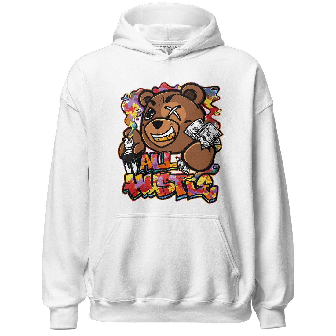 Mid GS Six Championships 1s Hoodie Match BER Hustle All Day - NastyJamz
