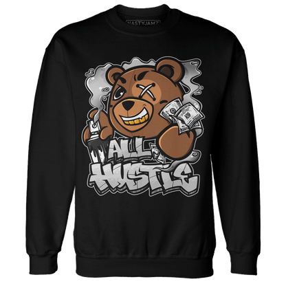Retro High OG Black White 1s Sweatshirt Match BER Hustle All Day - NastyJamz