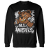 Retro High OG Black White 1s Sweatshirt Match BER Hustle All Day - NastyJamz