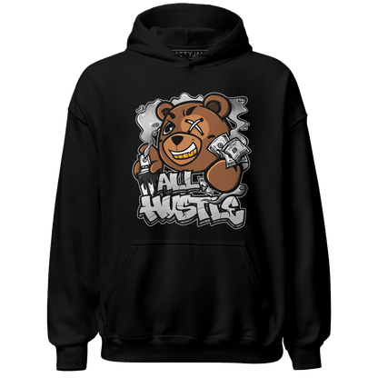Retro High OG Black White 1s Hoodie Match BER Hustle All Day - NastyJamz