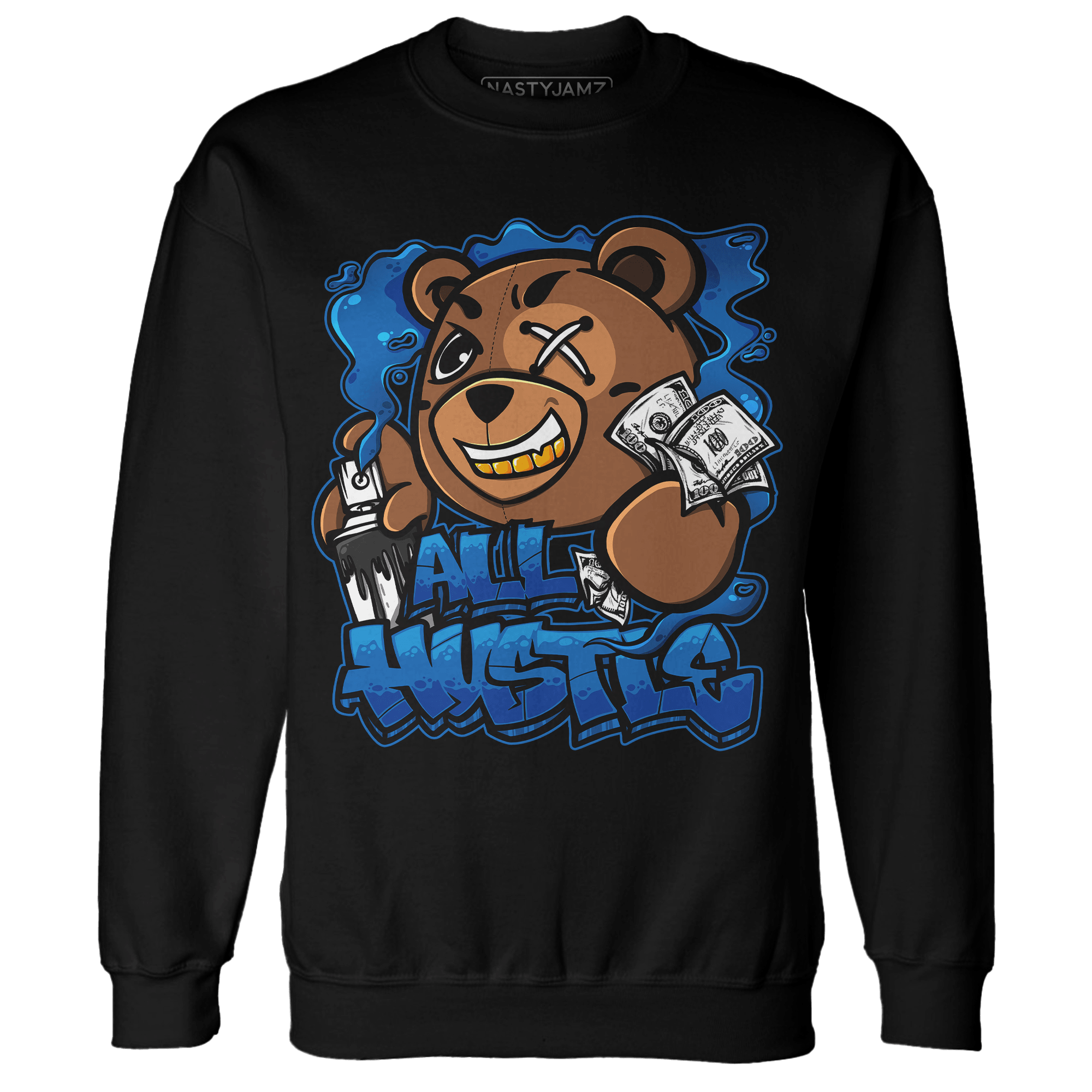 Royal Reimagined 1s Sweatshirt Match BER Hustle All Day - NastyJamz