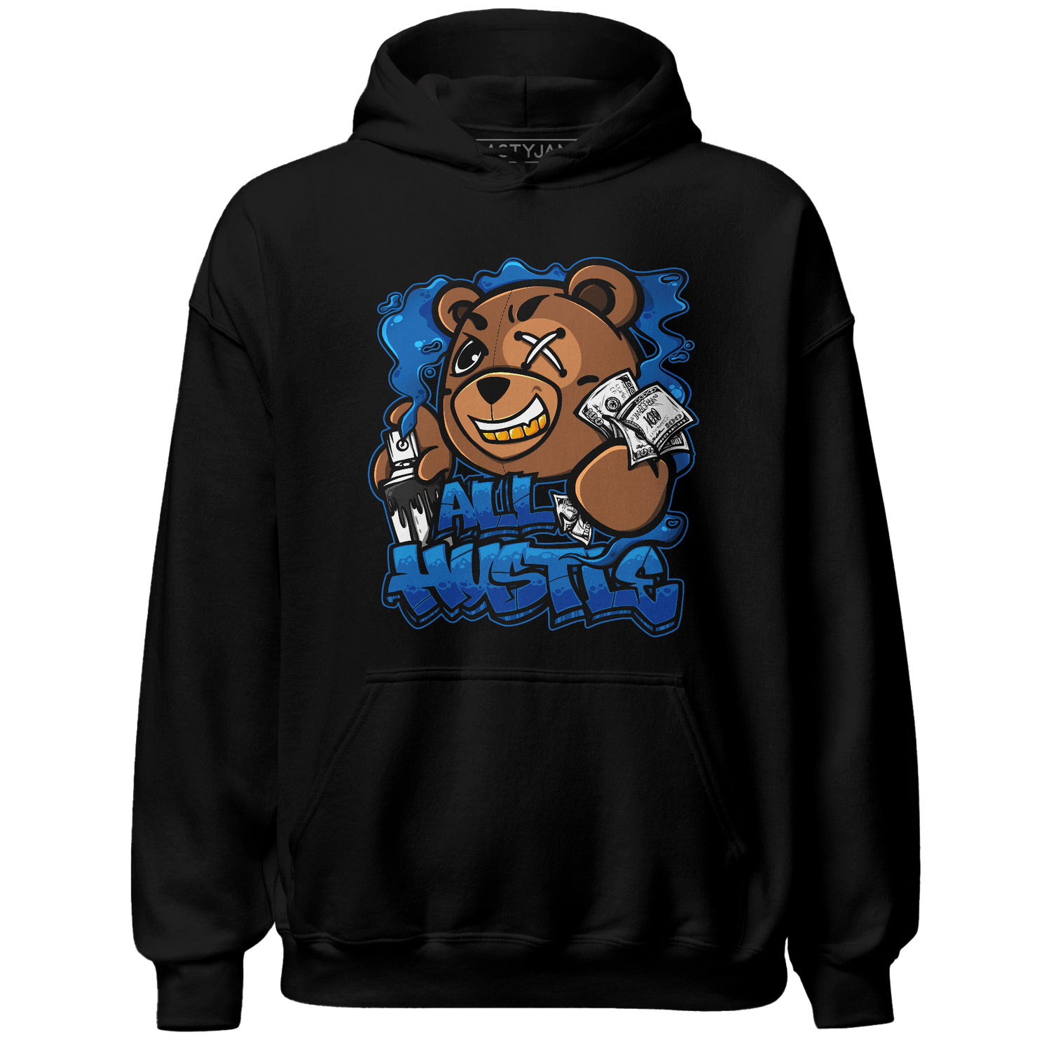 Royal Reimagined 1s Hoodie Match BER Hustle All Day - NastyJamz