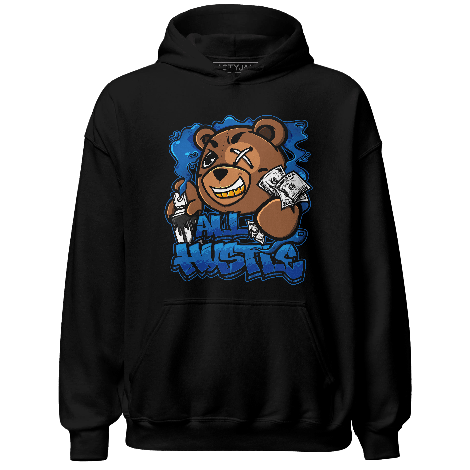 Royal Reimagined 1s Hoodie Match BER Hustle All Day - NastyJamz