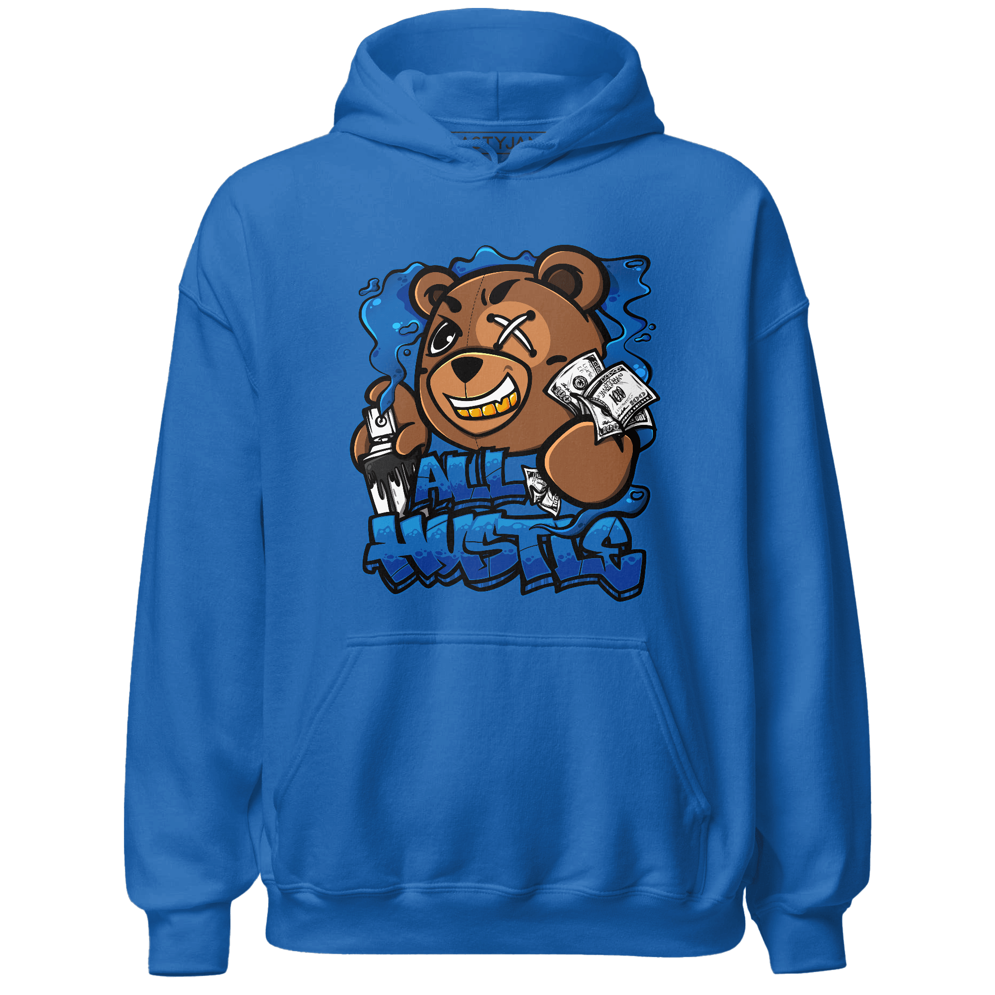 Royal Reimagined 1s Hoodie Match BER Hustle All Day - NastyJamz