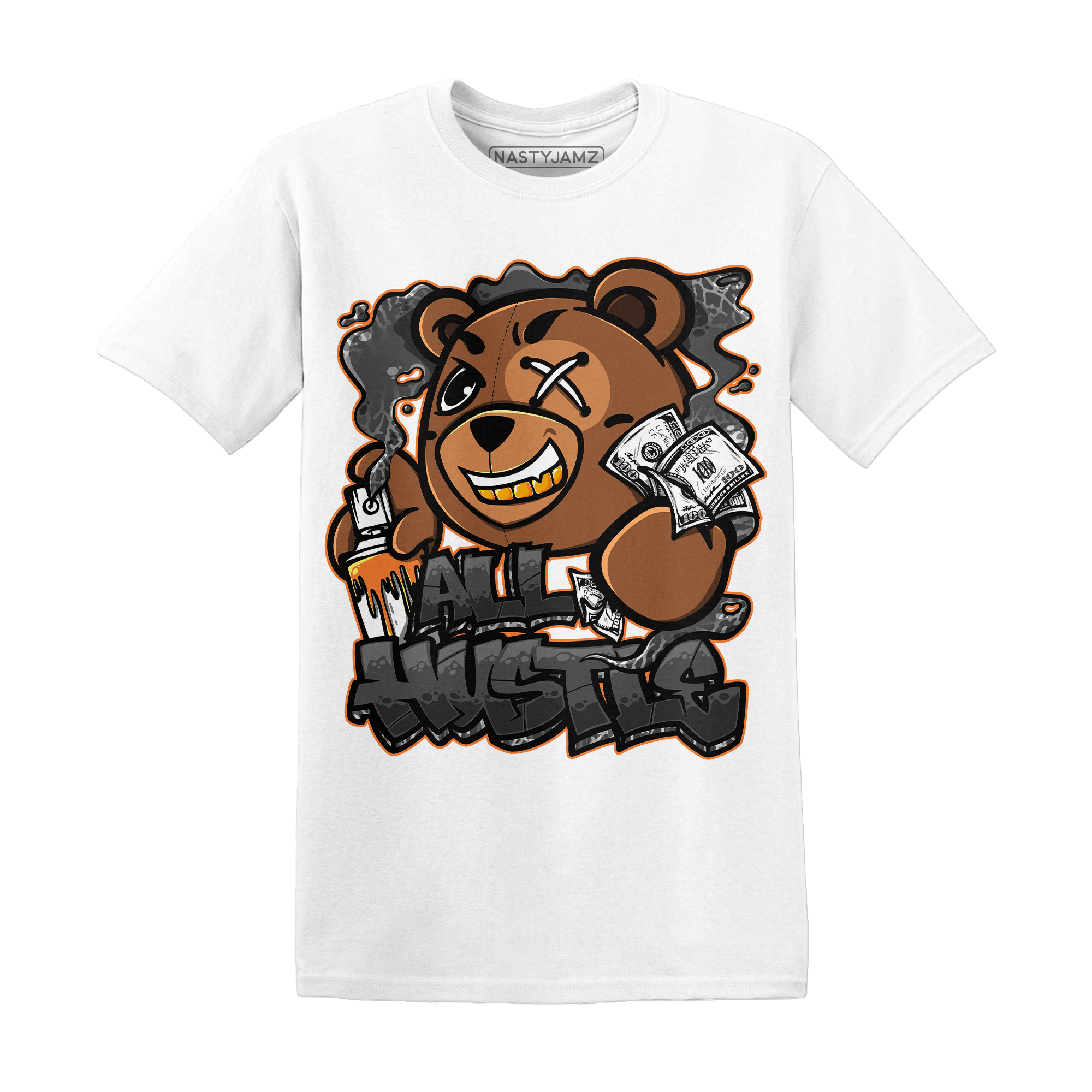 Fear Pack 3s T Shirt Match BER Hustle All Day - NastyJamz