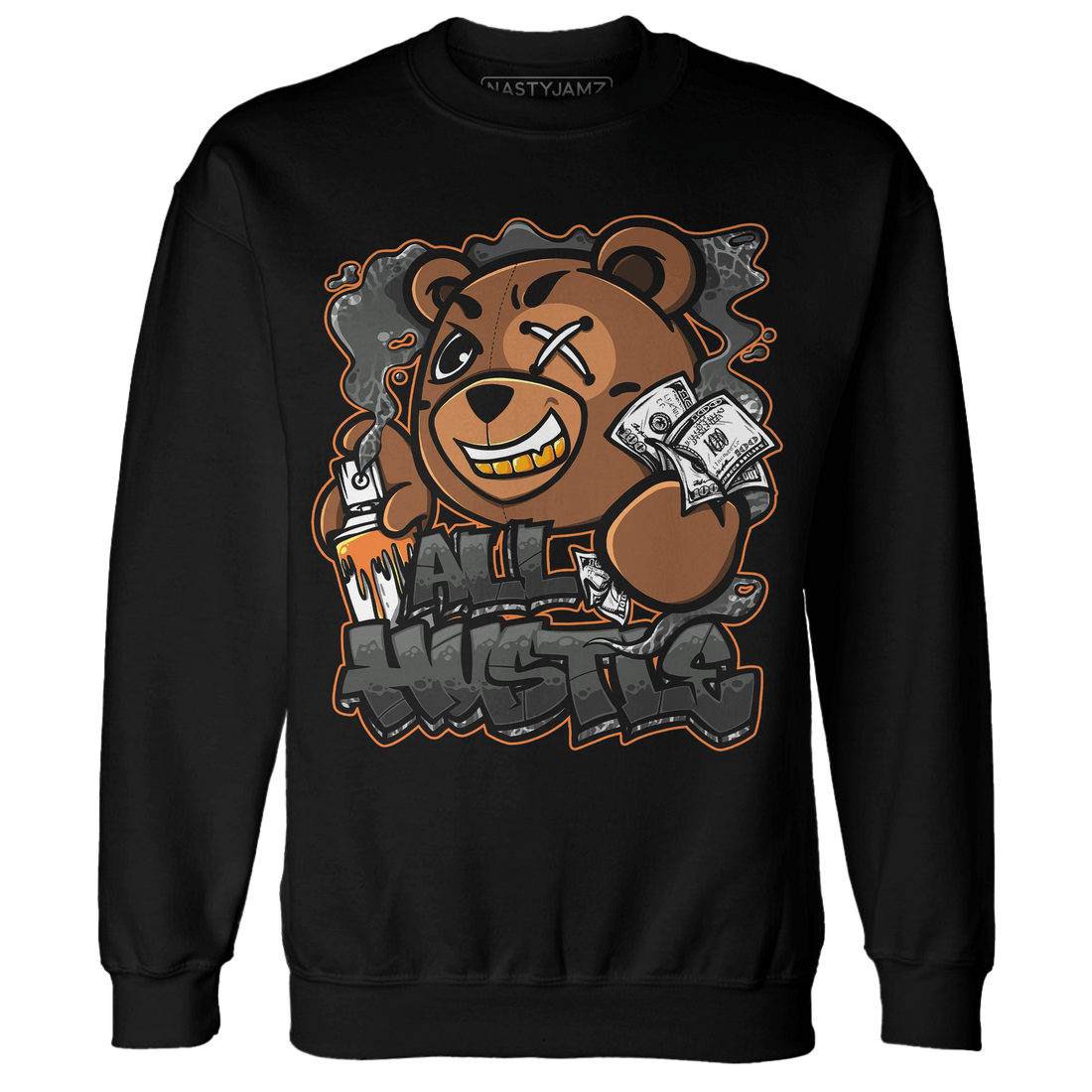 Fear Pack 3s Sweatshirt Match BER Hustle All Day - NastyJamz