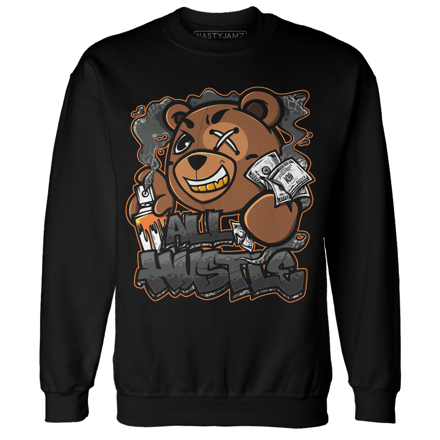Fear Pack 3s Sweatshirt Match BER Hustle All Day - NastyJamz