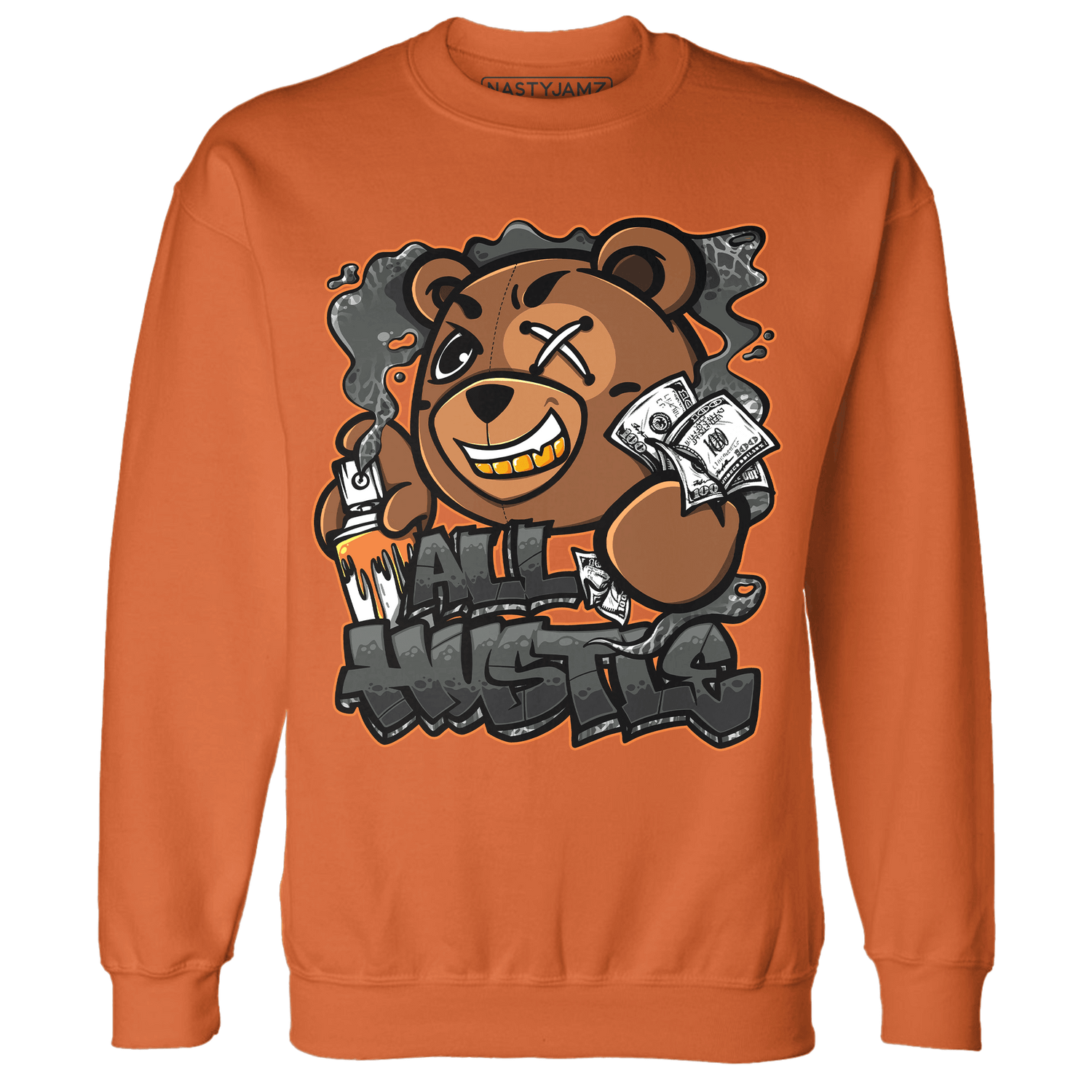 Fear Pack 3s Sweatshirt Match BER Hustle All Day - NastyJamz