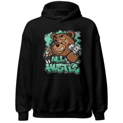Green Glow 3s Hoodie Match BER Hustle All Day - NastyJamz