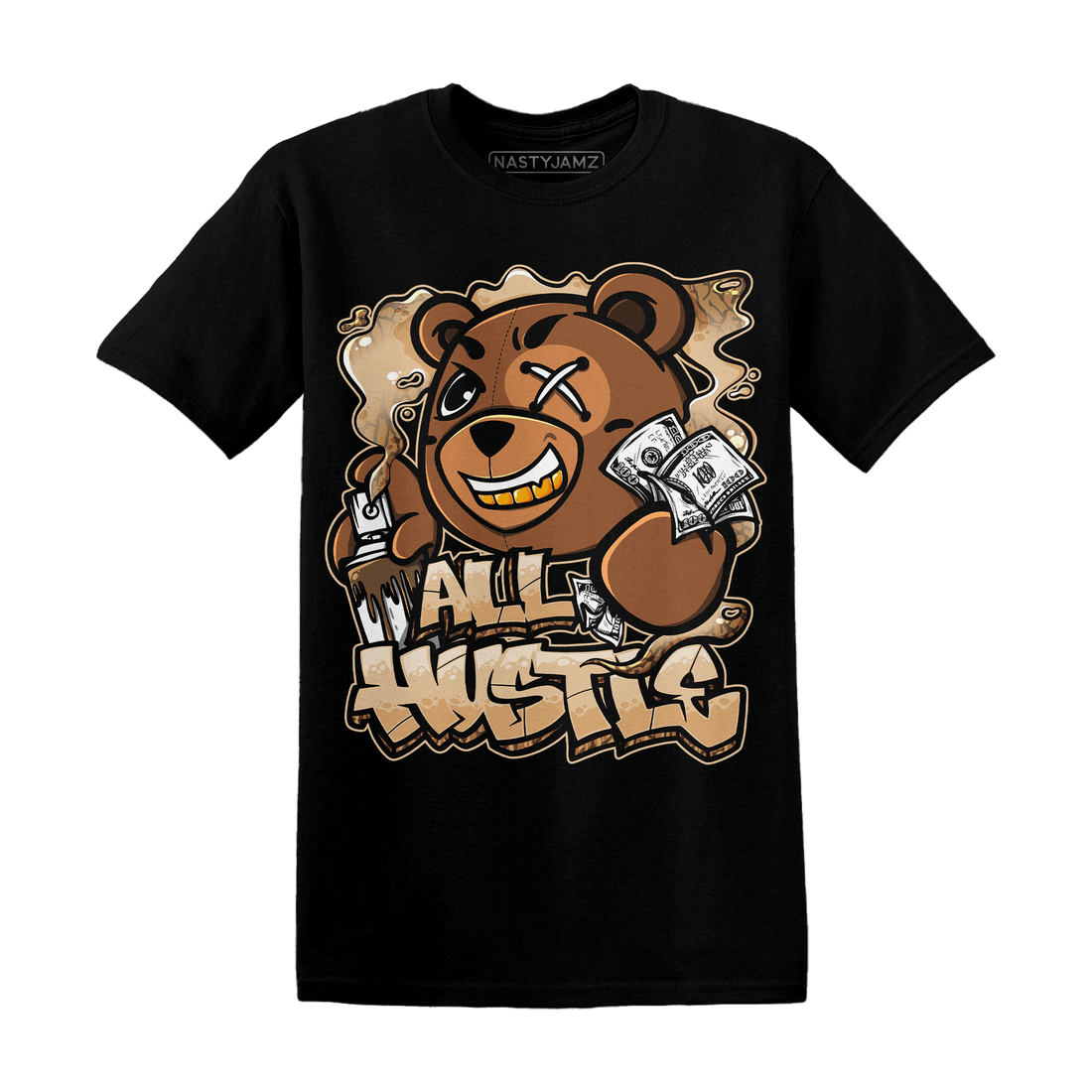 Palomino 3s T Shirt Match BER Hustle All Day - NastyJamz