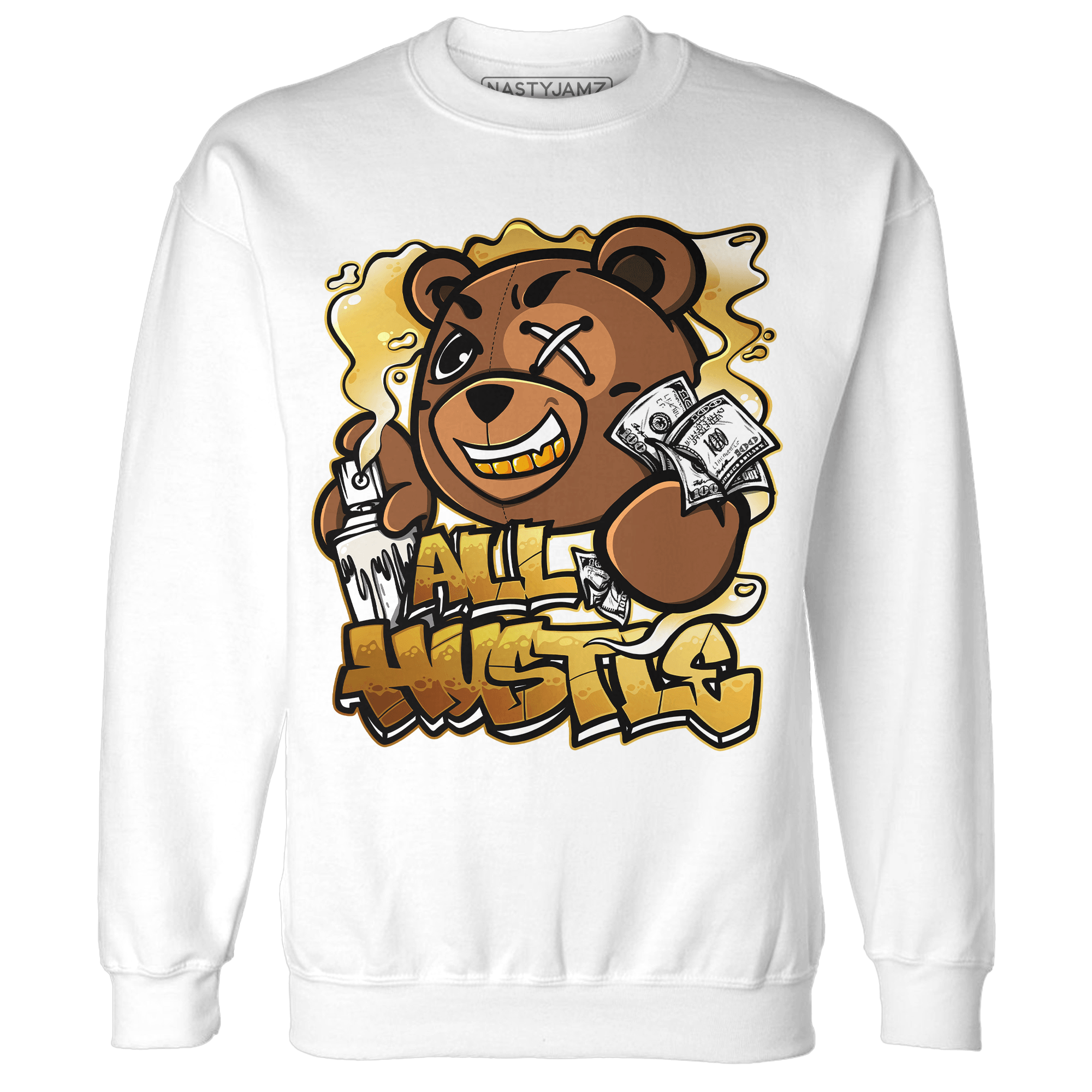 Sail 4s Sweatshirt Match BER Hustle All Day - NastyJamz