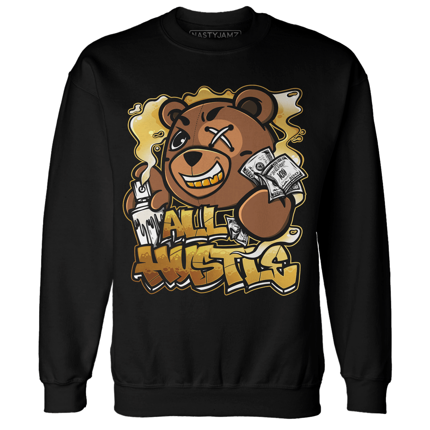 Sail 4s Sweatshirt Match BER Hustle All Day - NastyJamz