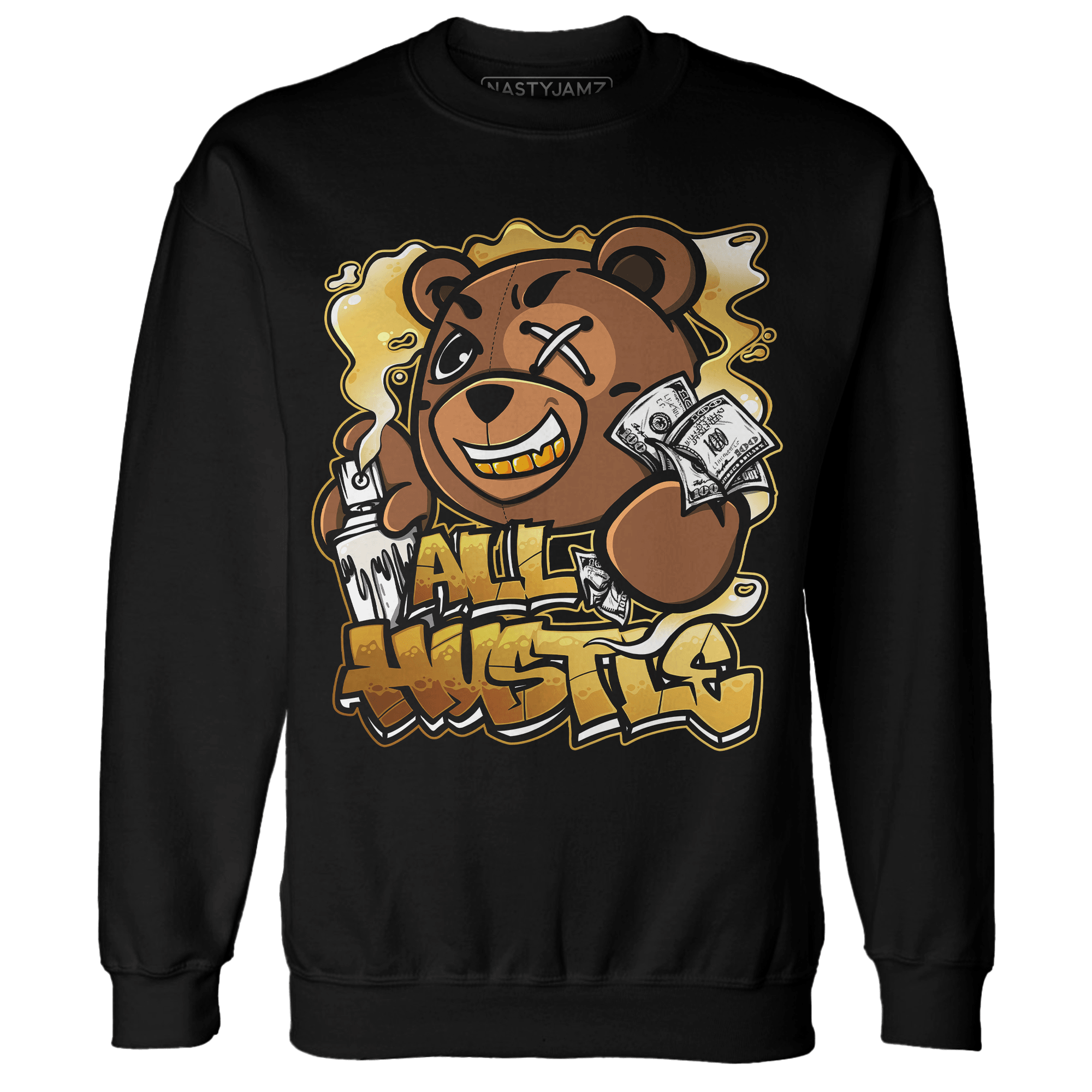 Sail 4s Sweatshirt Match BER Hustle All Day - NastyJamz