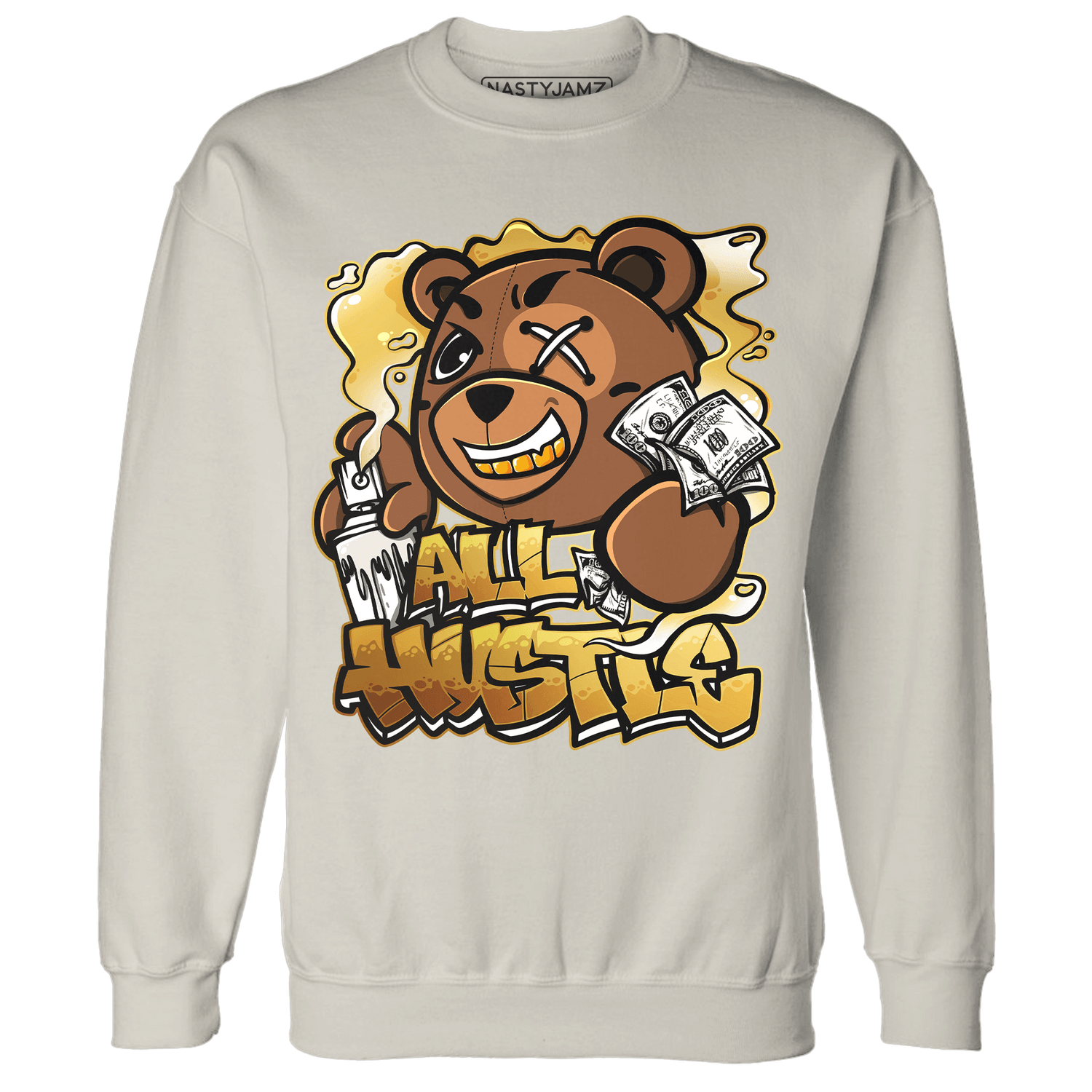 Sail 4s Sweatshirt Match BER Hustle All Day - NastyJamz