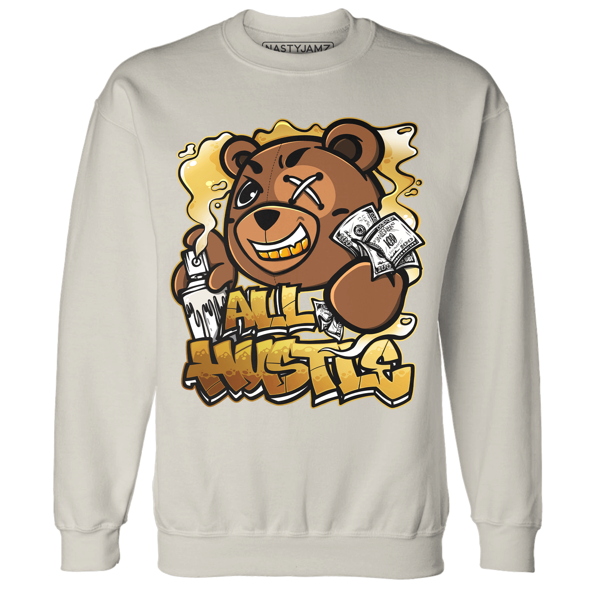 Sail 4s Sweatshirt Match BER Hustle All Day - NastyJamz