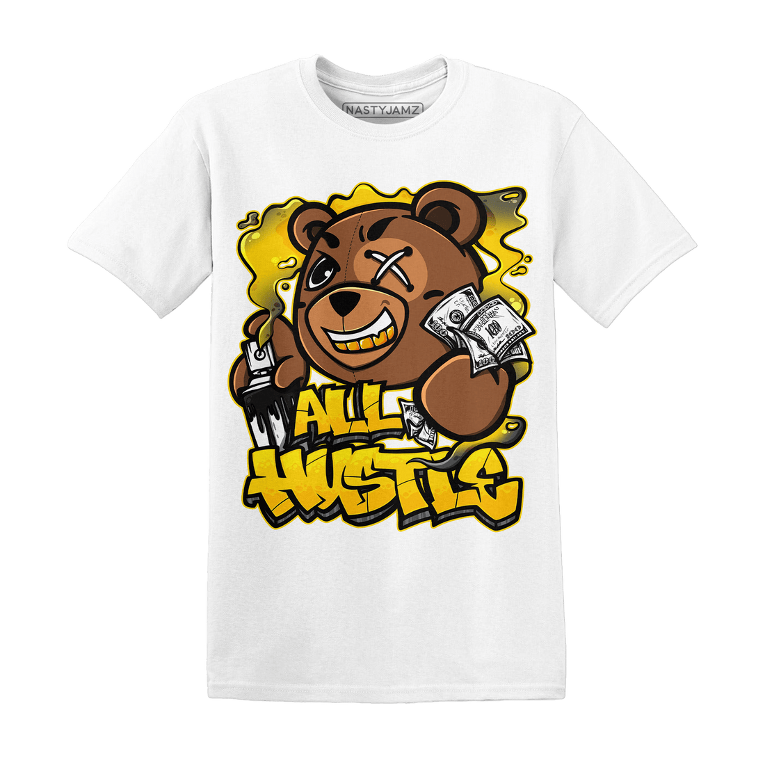 Thunder 4s T Shirt Match BER Hustle All Day - NastyJamz