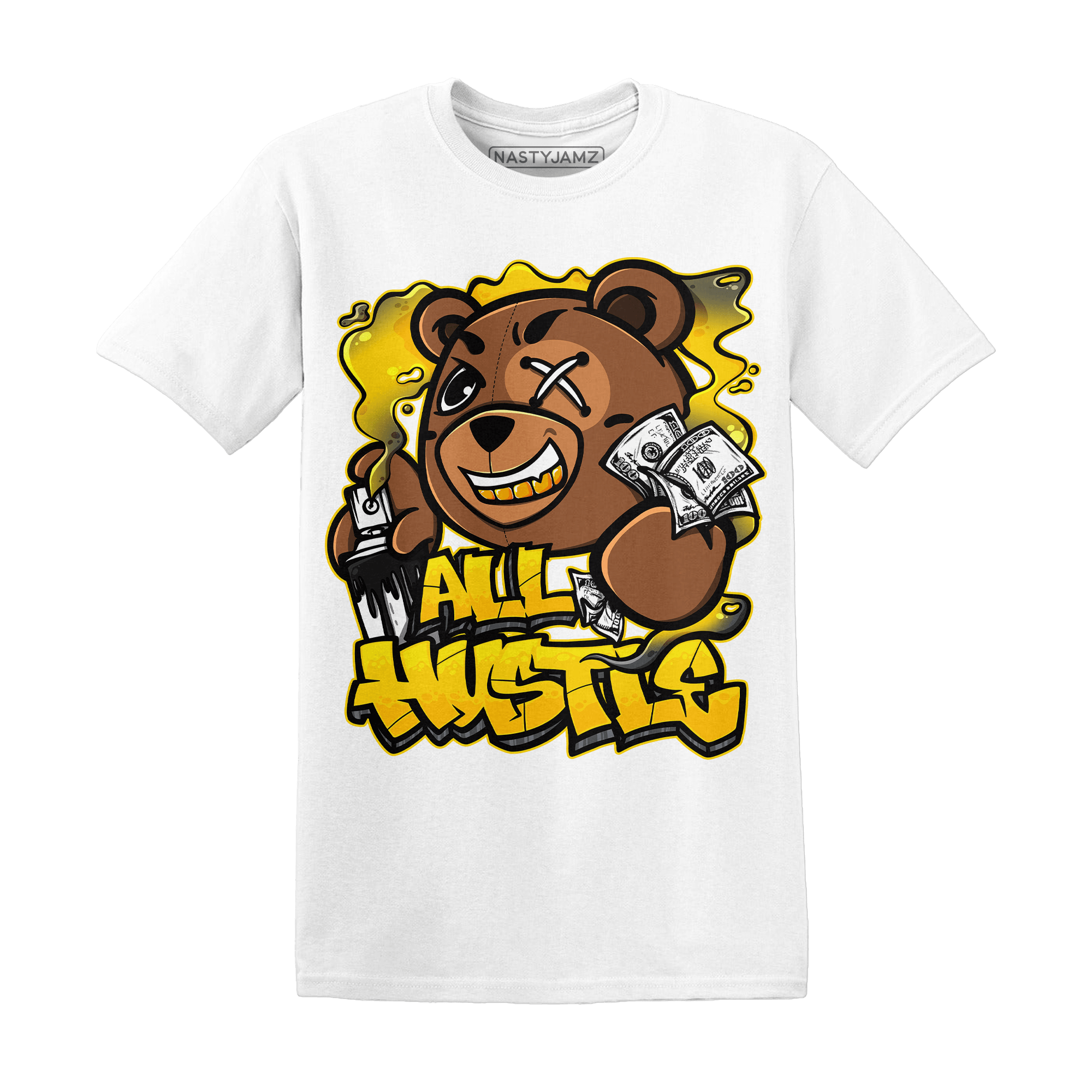 Thunder 4s T Shirt Match BER Hustle All Day - NastyJamz