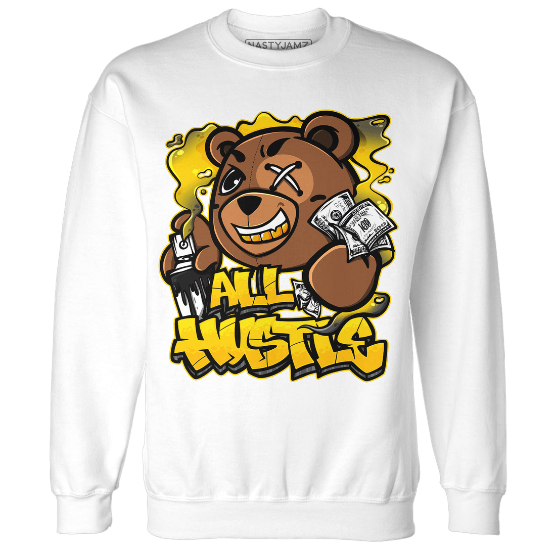 Thunder 4s Sweatshirt Match BER Hustle All Day - NastyJamz