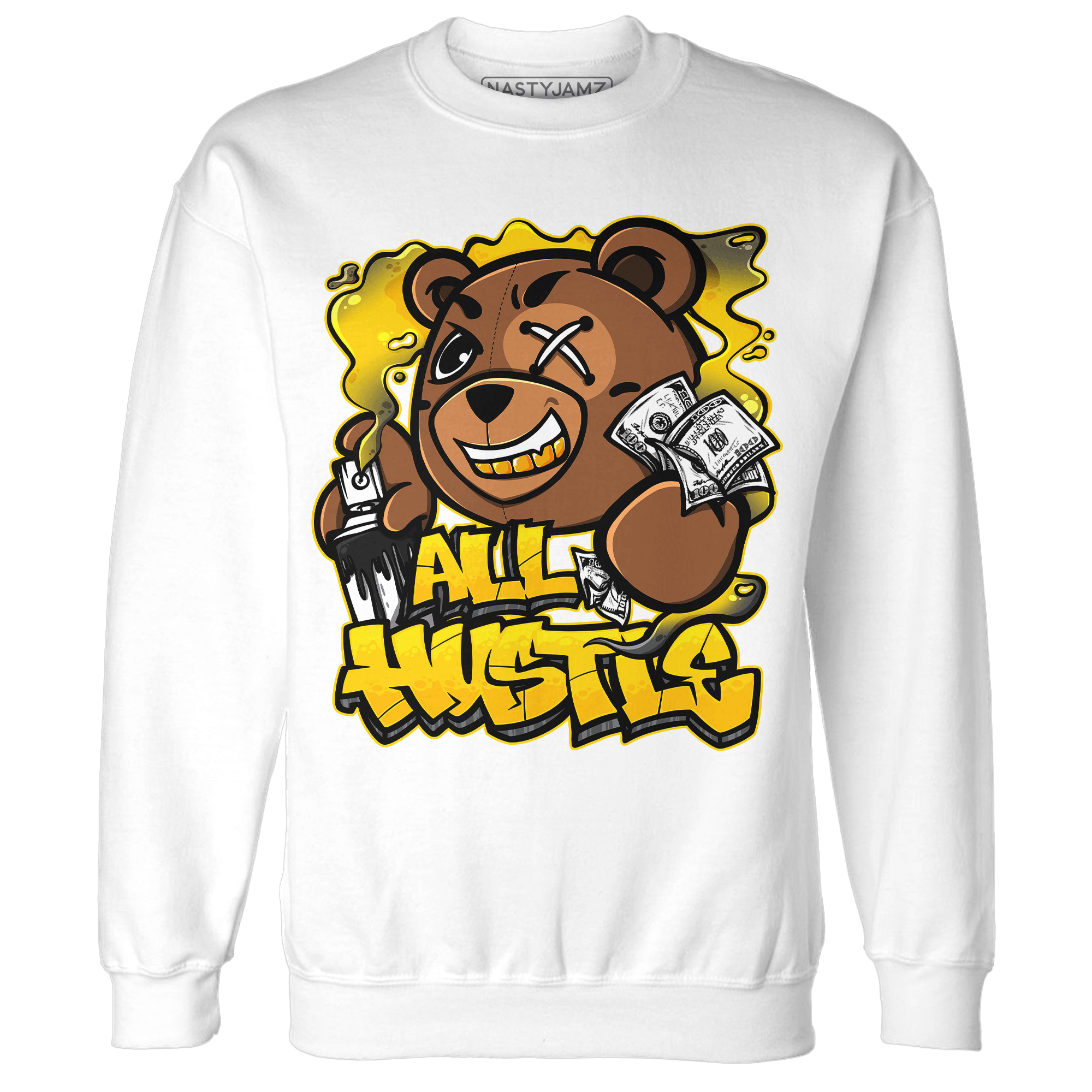 Thunder 4s Sweatshirt Match BER Hustle All Day - NastyJamz