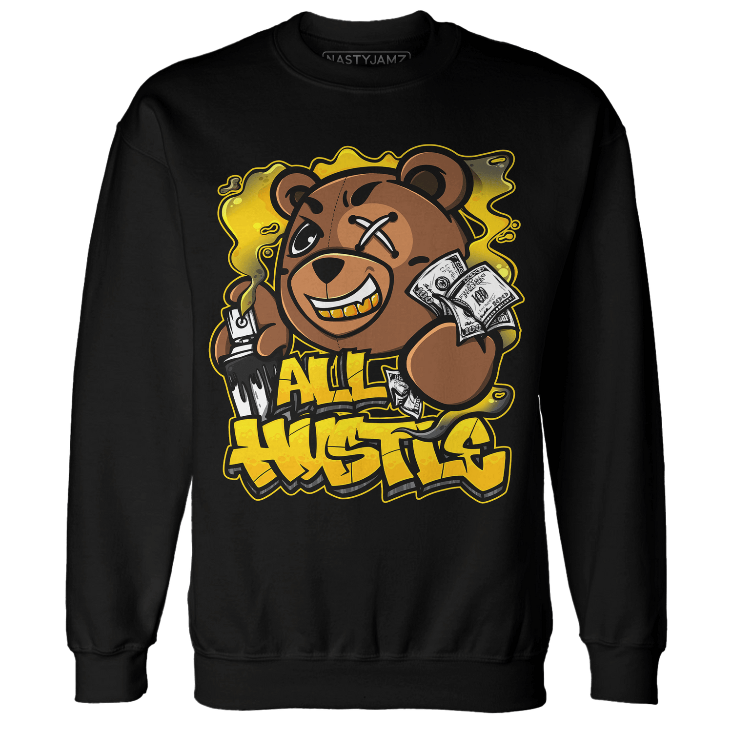 Thunder 4s Sweatshirt Match BER Hustle All Day - NastyJamz