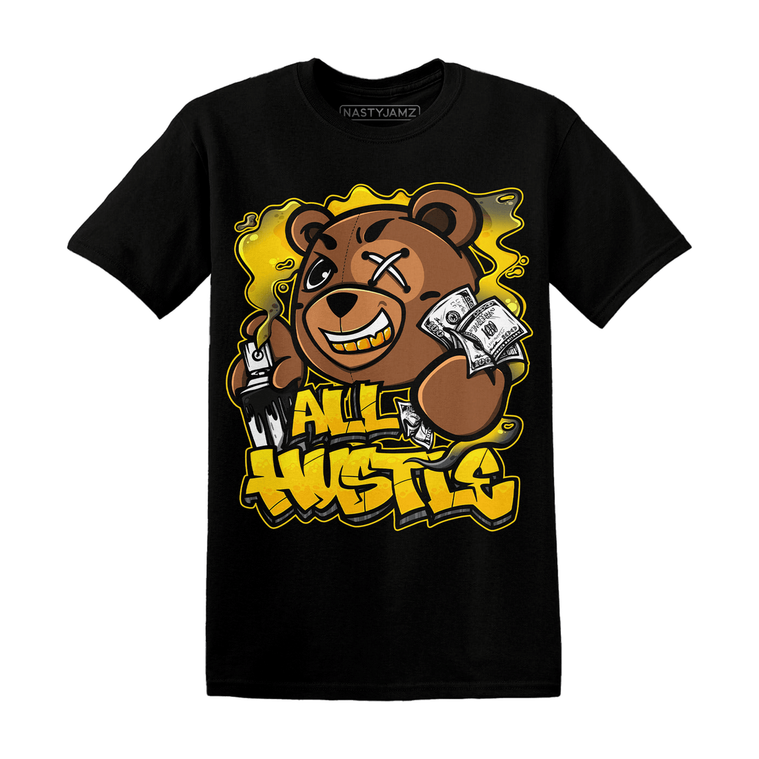 Thunder 4s T Shirt Match BER Hustle All Day - NastyJamz