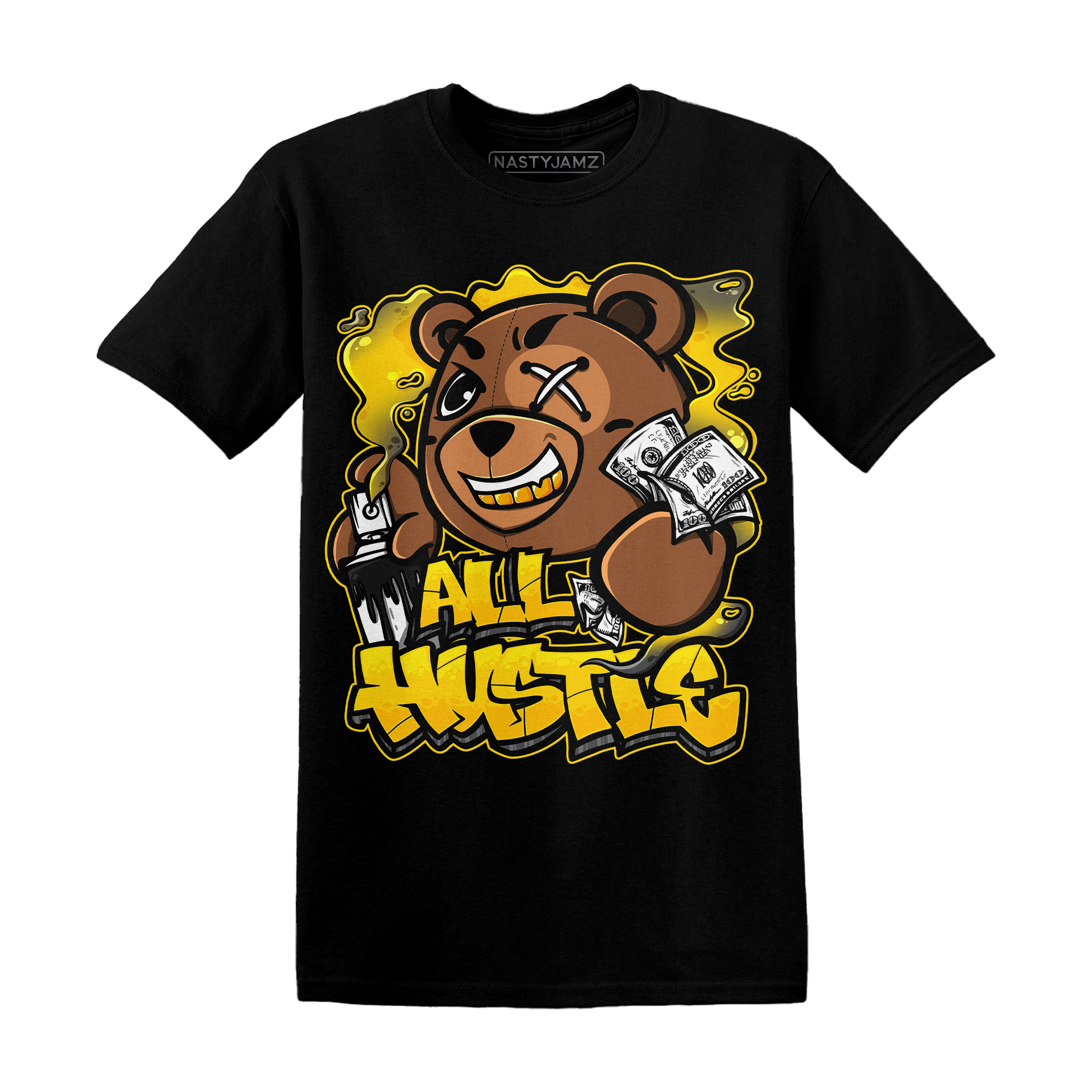 Thunder 4s T Shirt Match BER Hustle All Day - NastyJamz