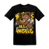 Thunder 4s T Shirt Match BER Hustle All Day - NastyJamz