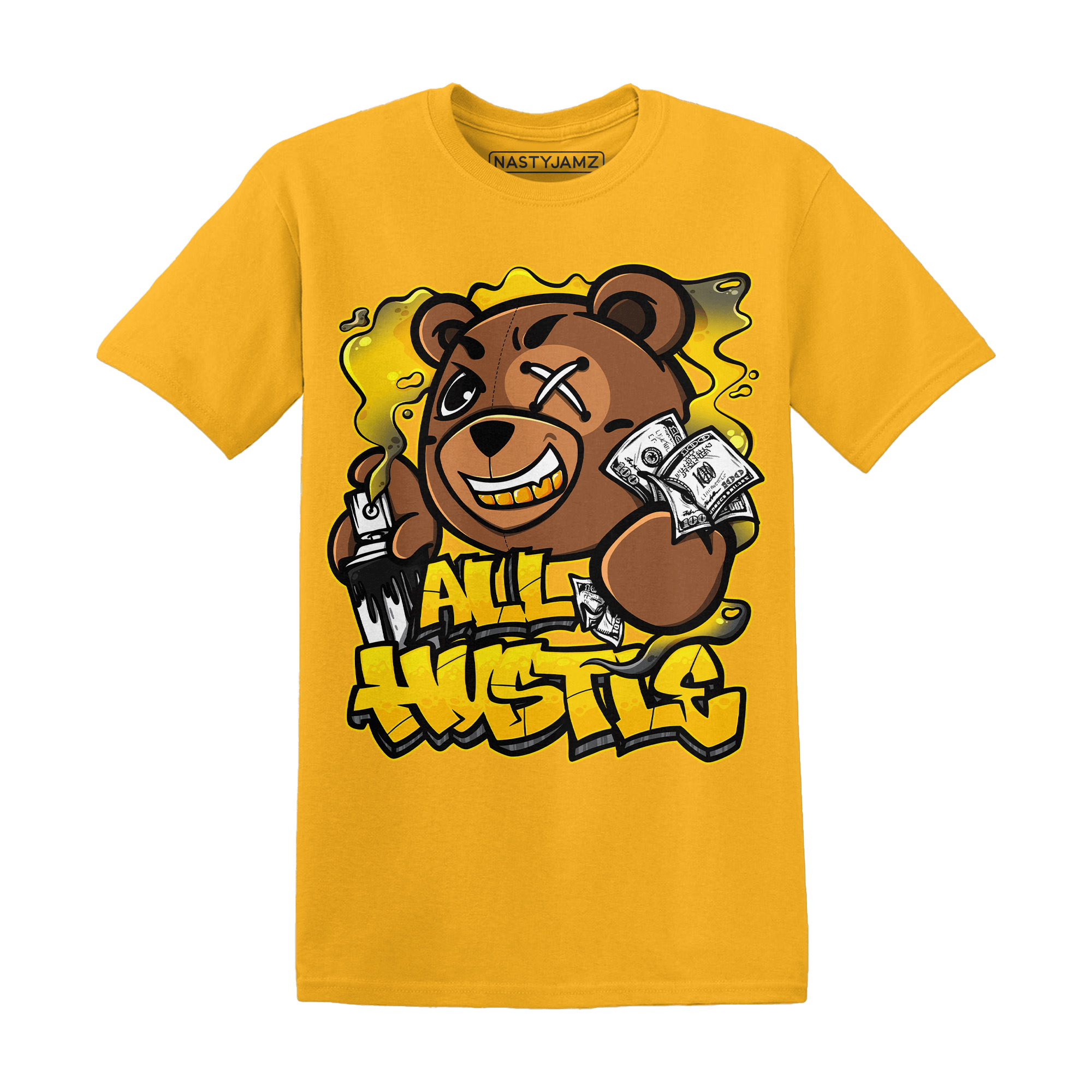 Thunder 4s T Shirt Match BER Hustle All Day - NastyJamz