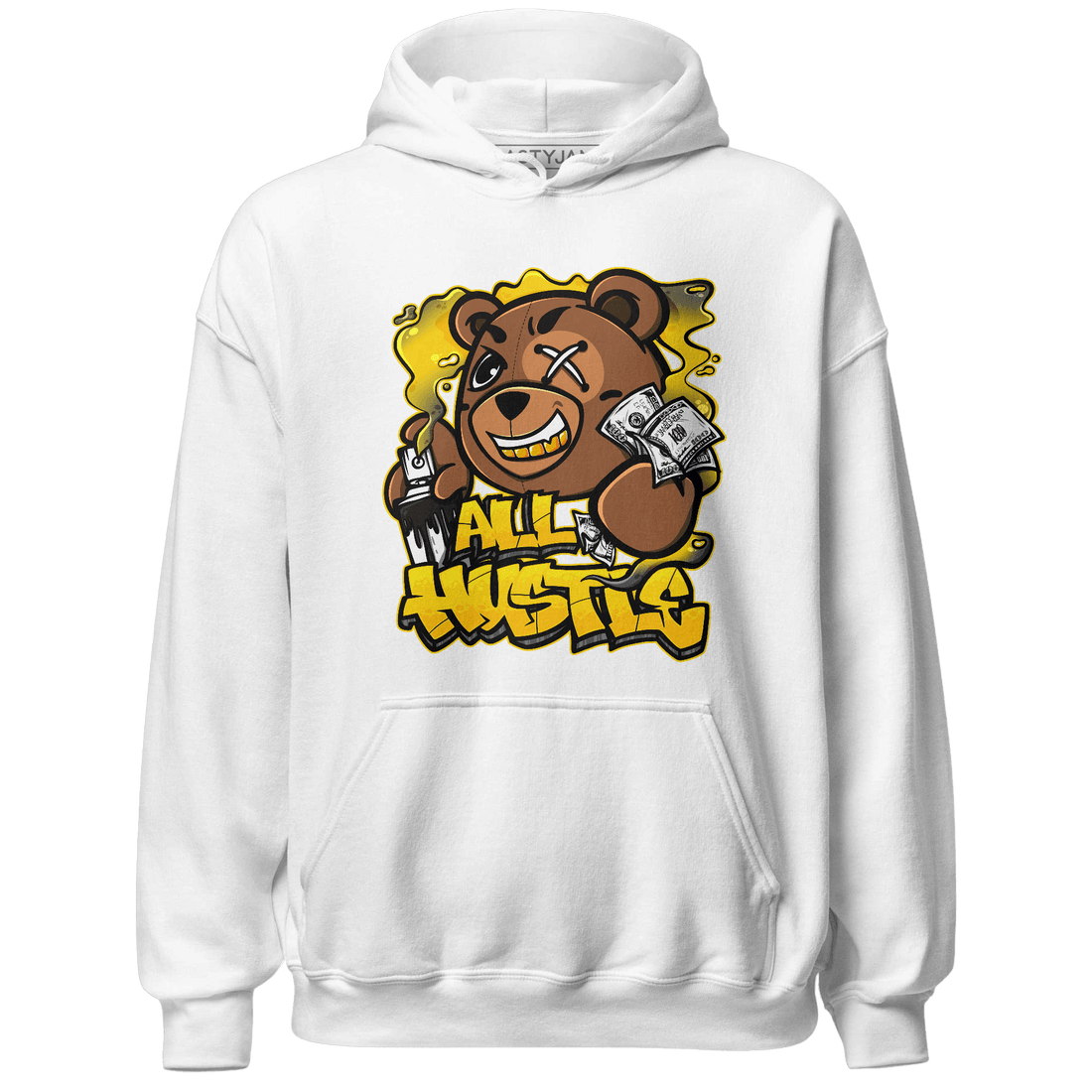 Thunder 4s Hoodie Match BER Hustle All Day - NastyJamz