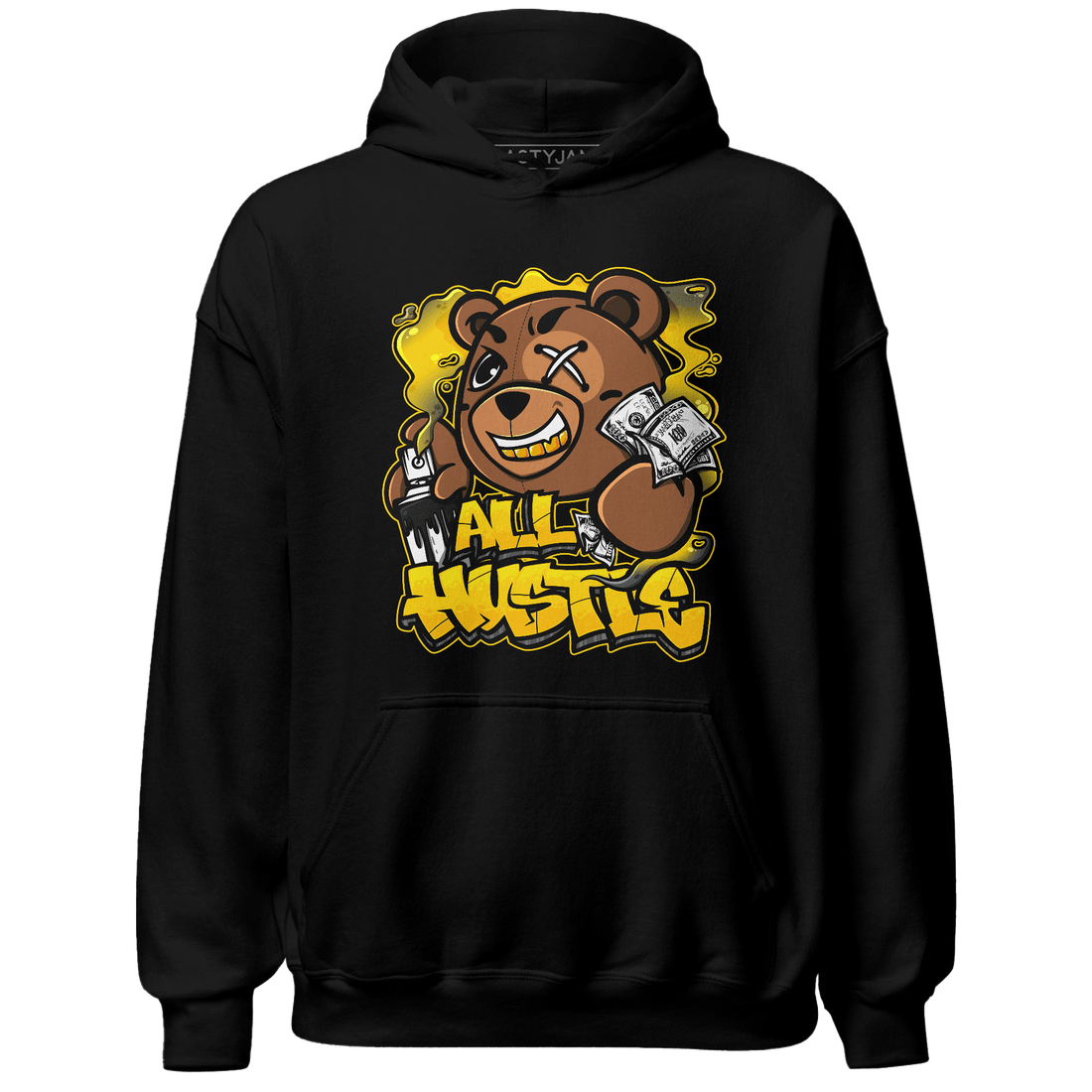 Thunder 4s Hoodie Match BER Hustle All Day - NastyJamz