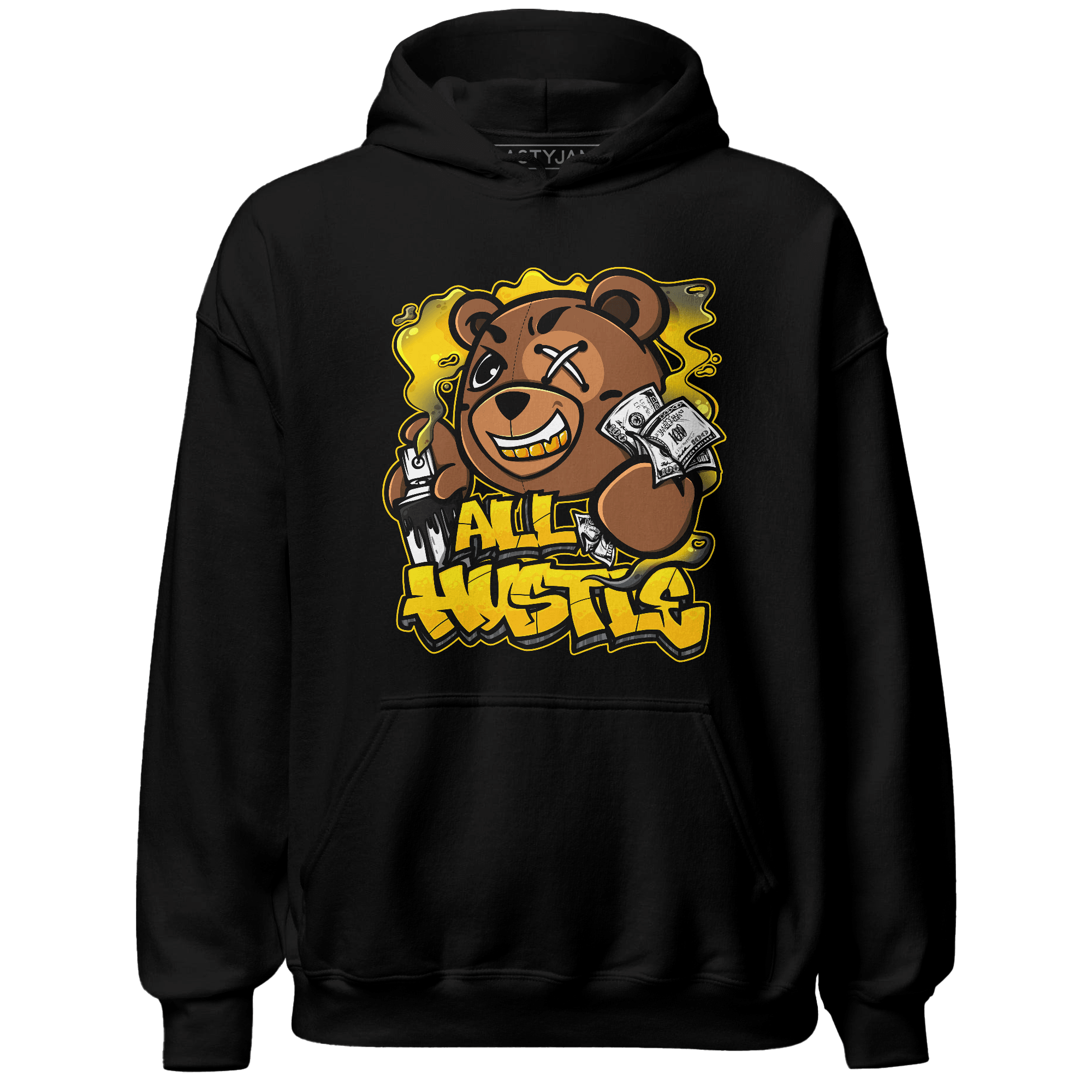 Thunder 4s Hoodie Match BER Hustle All Day - NastyJamz