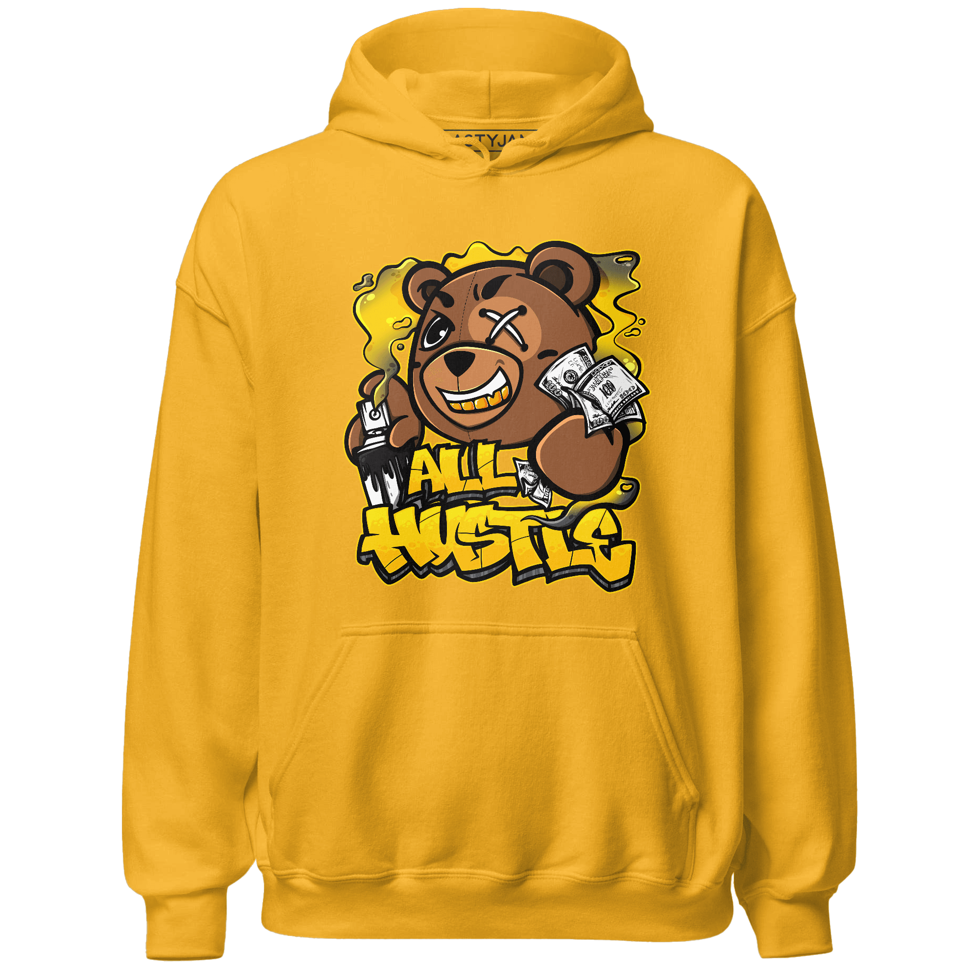 Thunder 4s Hoodie Match BER Hustle All Day - NastyJamz