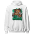 Lucky Green 5s Hoodie Match BER Hustle All Day - NastyJamz