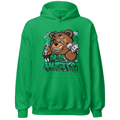 Lucky Green 5s Hoodie Match BER Hustle All Day - NastyJamz