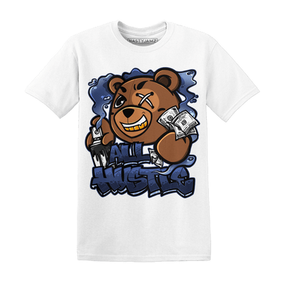 Midnight Navy 5s T Shirt Match BER Hustle All Day - NastyJamz