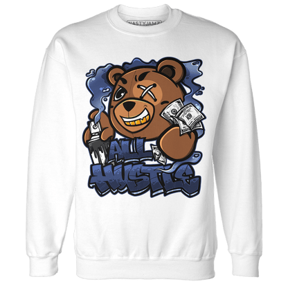 Midnight Navy 5s Sweatshirt Match BER Hustle All Day - NastyJamz
