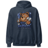 Midnight Navy 5s Hoodie Match BER Hustle All Day - NastyJamz