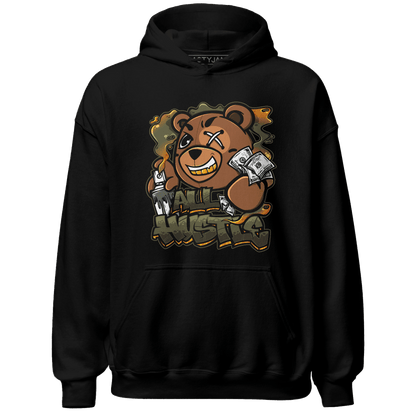 Olive 5s Hoodie Match BER Hustle All Day - NastyJamz