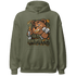 Olive 5s Hoodie Match BER Hustle All Day - NastyJamz