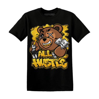 Yellow Ochre 6s T Shirt Match BER Hustle All Day - NastyJamz