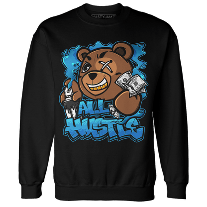 Powder Blue 9s Sweatshirt Match BER Hustle All Day - NastyJamz
