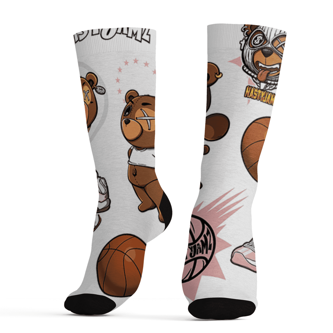 Low Legend Pink 11s Socks Match BER Icon Wallpapers 3D All-Over Print - NastyJamz