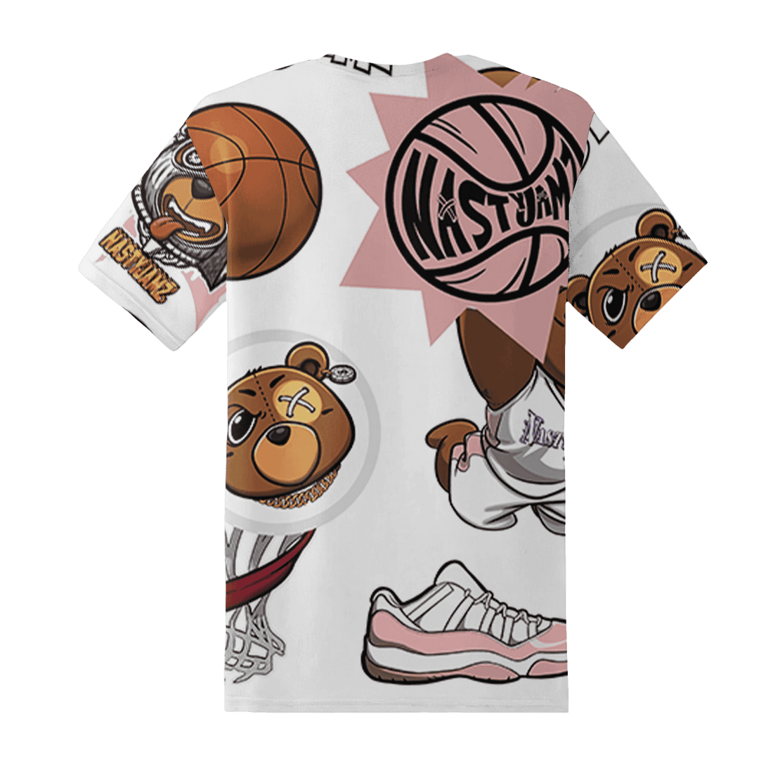 Low Legend Pink 11s T Shirt Match BER Icon Wallpapers 3D All-Over Print - NastyJamz