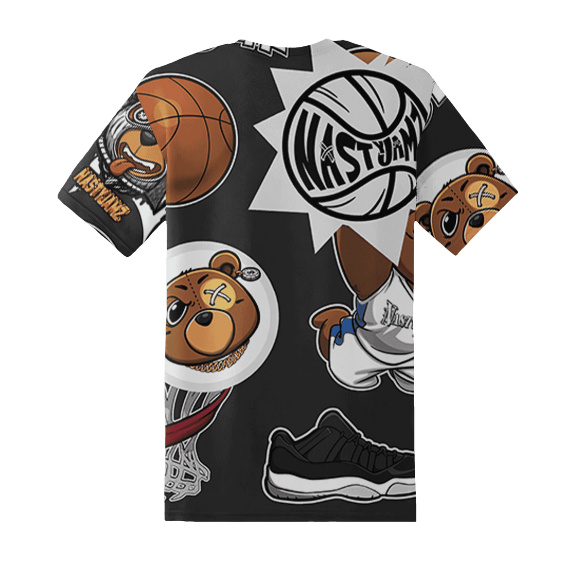 Low Space Jamz 11s T Shirt Match BER Icon Wallpapers 3D All-Over Print - NastyJamz