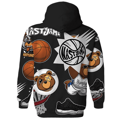 Low Space Jamz 11s Hoodie Match BER Icon Wallpapers 3D All-Over Print - NastyJamz