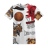 Retro Red Tax 12s T Shirt Match BER Icon Wallpapers 3D All-Over Print - NastyJamz