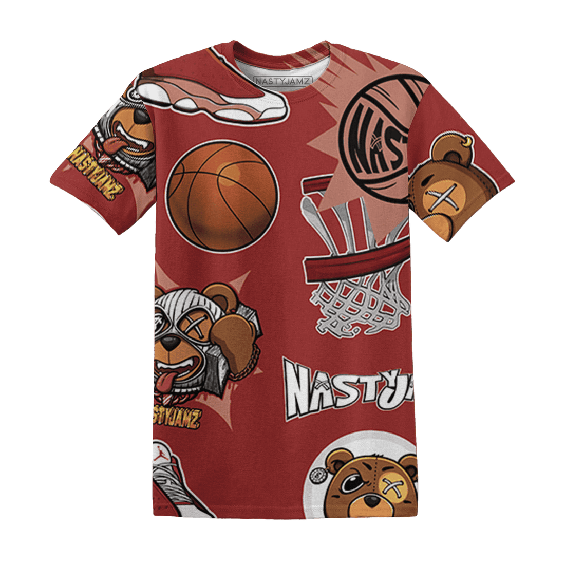 Dune Red 13s T Shirt Match BER Icon Wallpapers 3D All-Over Print - NastyJamz