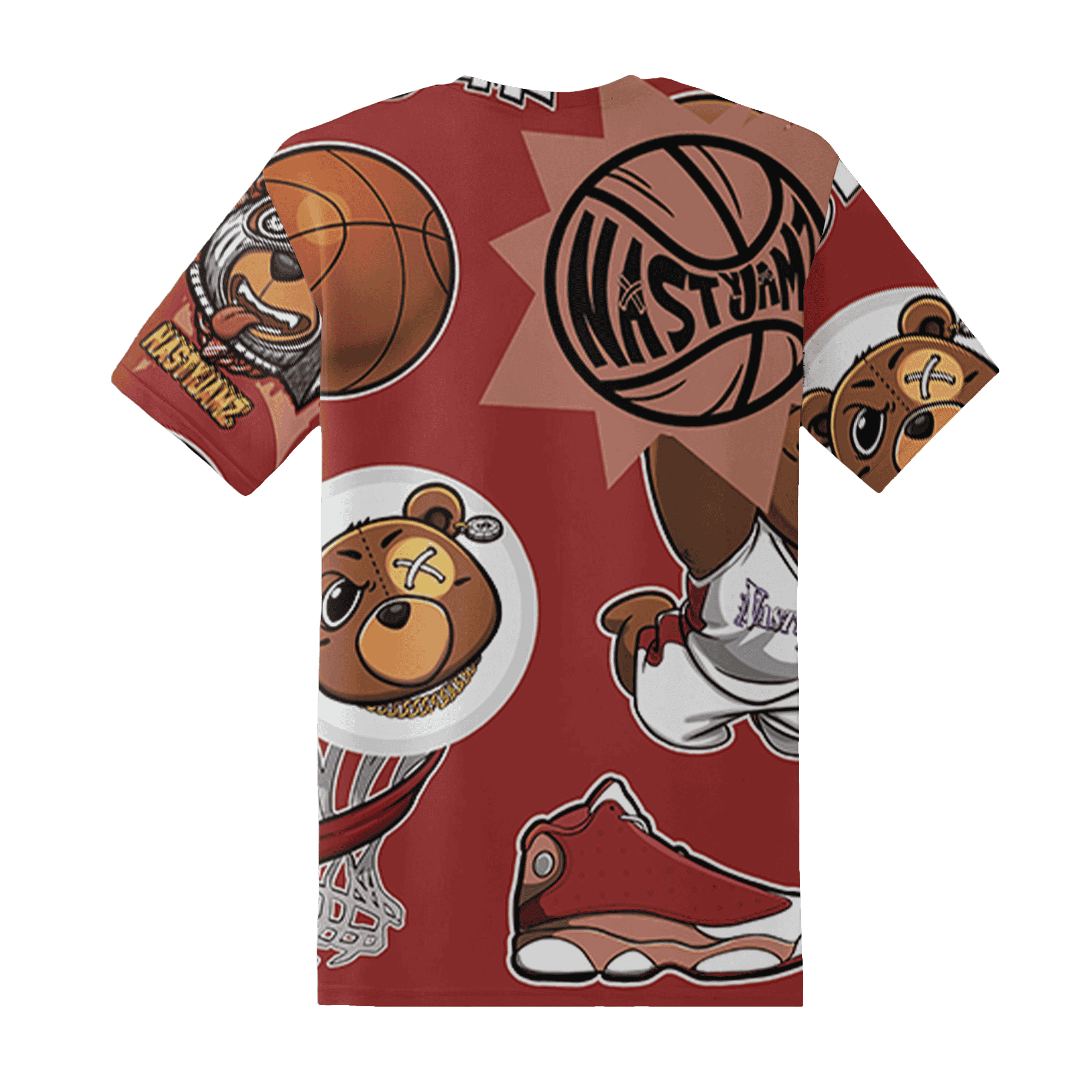 Dune Red 13s T Shirt Match BER Icon Wallpapers 3D All-Over Print - NastyJamz