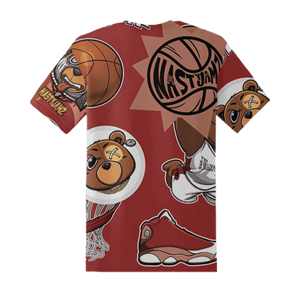 Dune Red 13s T Shirt Match BER Icon Wallpapers 3D All-Over Print - NastyJamz
